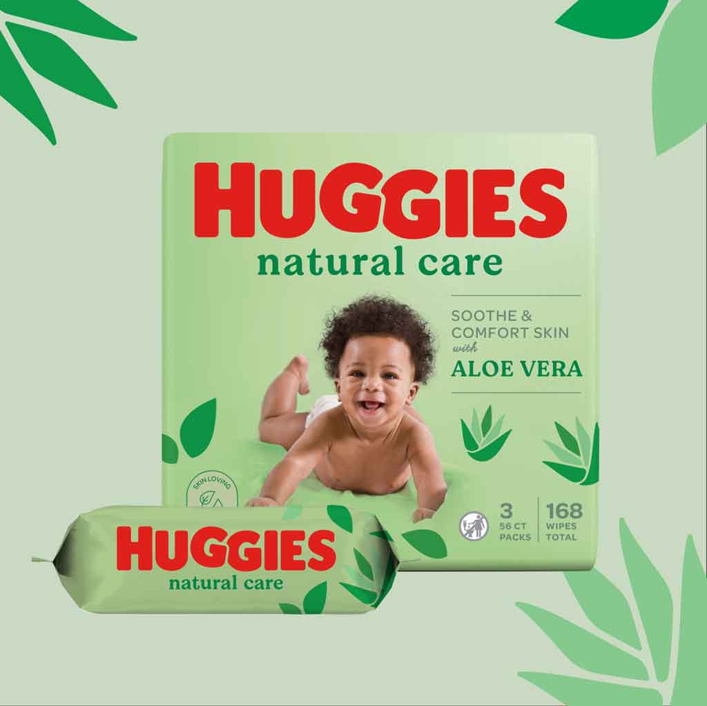 Huggies - Baby Wipes Aloe 56  | 2+1 Free